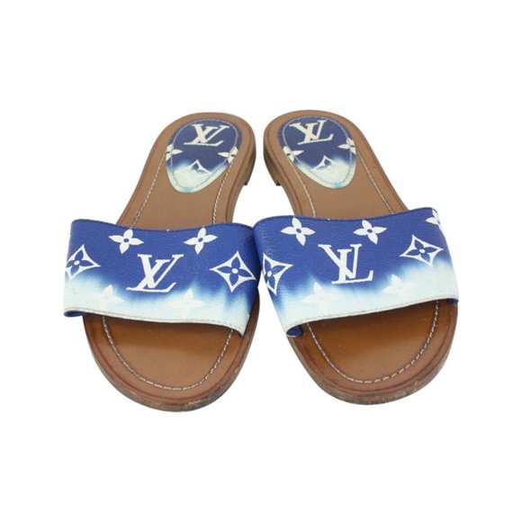 Louis Vuitton 36.5 Women's Blue Monogram Escale - Picture 1 of 12